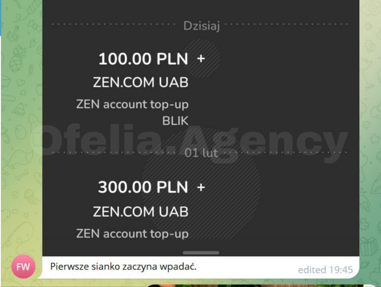 Wyniki kursanta 8