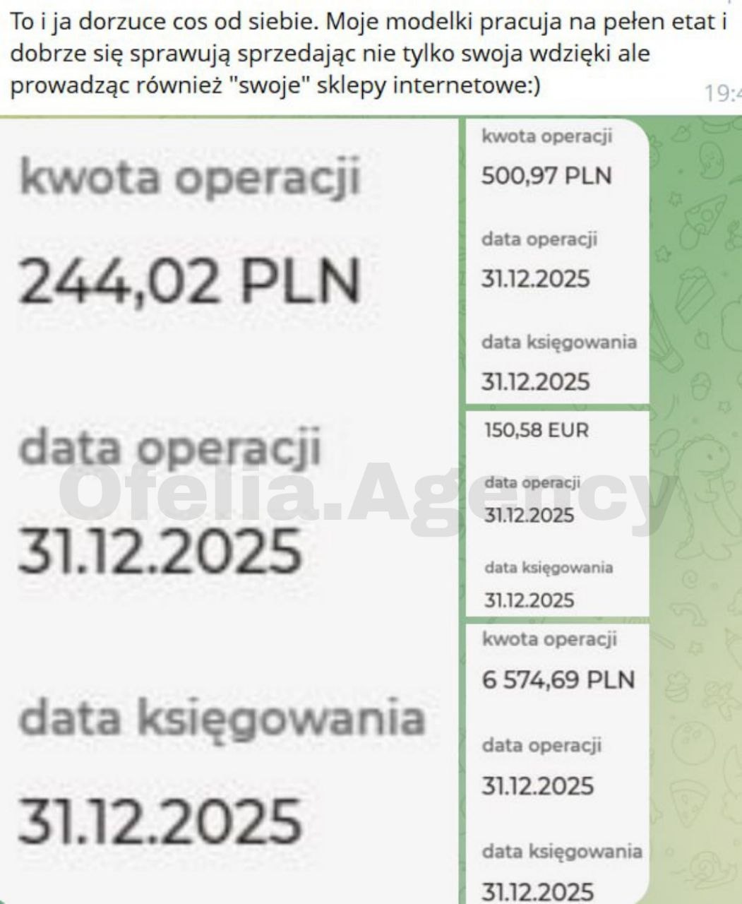 Wyniki kursanta 9